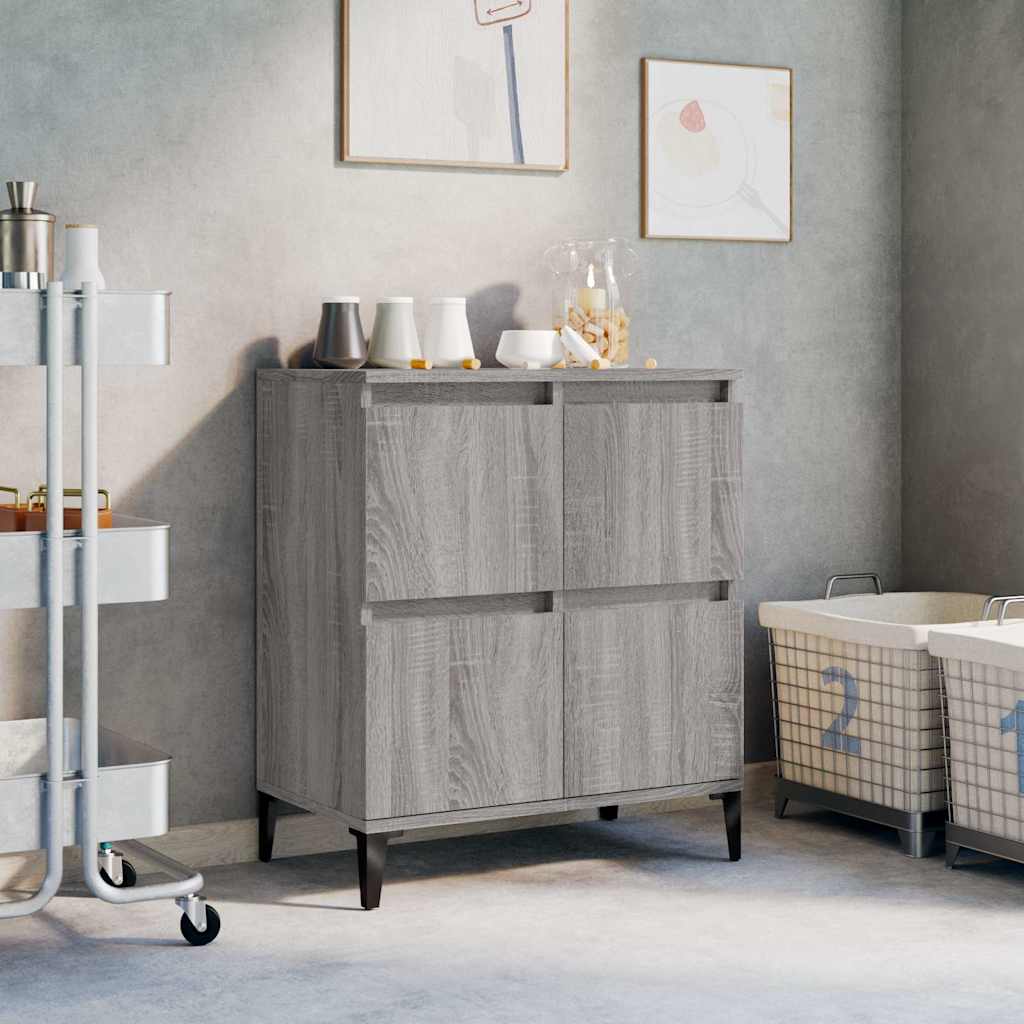 vidaXL Sideboard Grey Sonoma 60x35x70 cm Engineered Wood