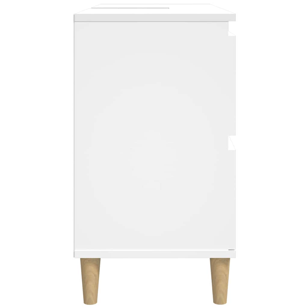vidaXL Sink Cabinet White 80x33x60 cm Engineered Wood