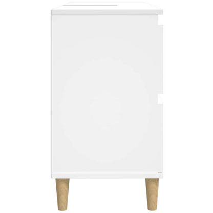 vidaXL Sink Cabinet White 80x33x60 cm Engineered Wood