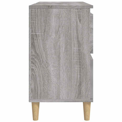 vidaXL Sink Cabinet Grey Sonoma 80x33x60 cm Engineered Wood