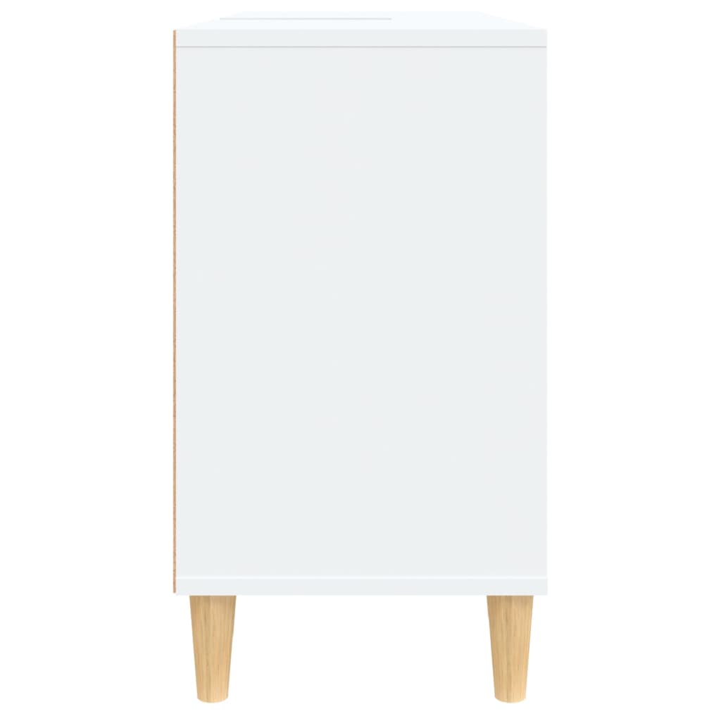 vidaXL Sink Cabinet White 80x33x60 cm Engineered Wood