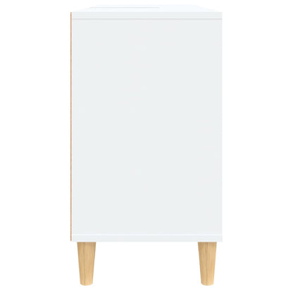 vidaXL Sink Cabinet White 80x33x60 cm Engineered Wood