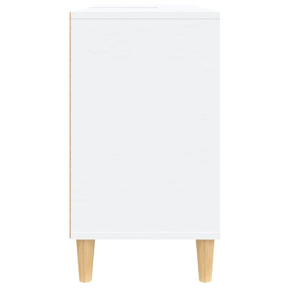 vidaXL Sink Cabinet White 80x33x60 cm Engineered Wood