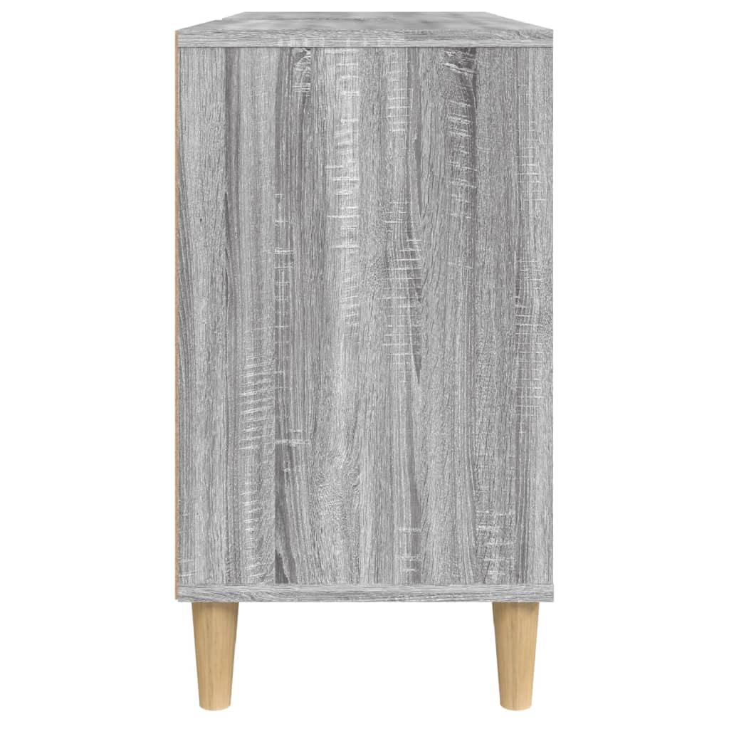 vidaXL Sink Cabinet Grey Sonoma 80x33x60 cm Engineered Wood