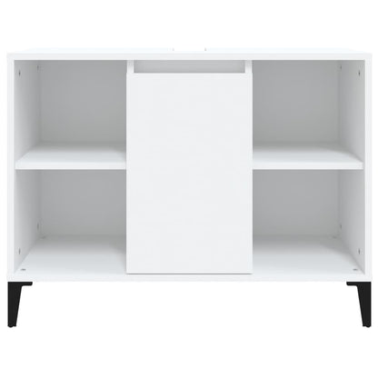 vidaXL Sink Cabinet White 80x33x60 cm Engineered Wood