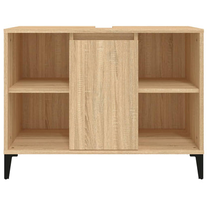 vidaXL Sink Cabinet Sonoma Oak 80x33x60 cm Engineered Wood