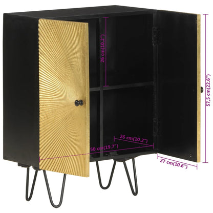 vidaXL Sideboard 55x30x75 cm Solid Wood Mango