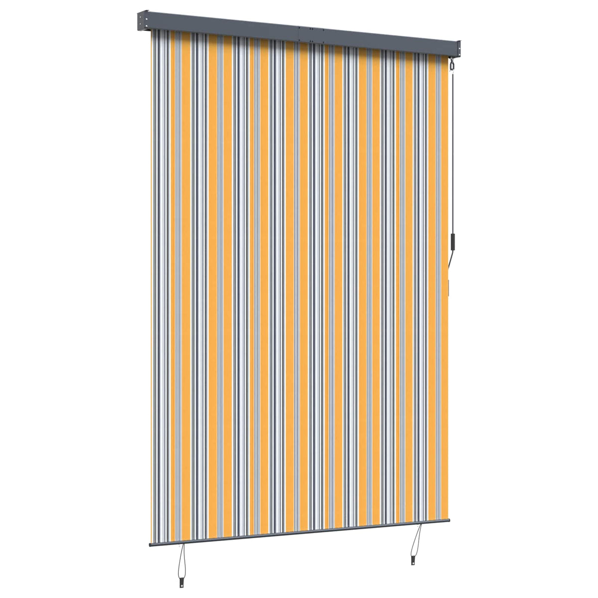 vidaXL Roller Blind Yellow and Blue 180 x 250 cm Fabric and Aluminum