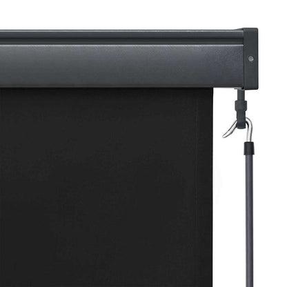 vidaXL Roller Blind Anthracite 180 x 250 cm Fabric and Aluminum