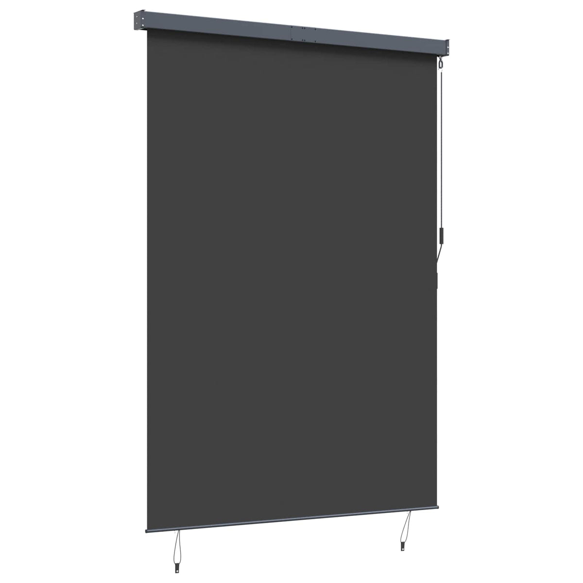 vidaXL Roller Blind Anthracite 180 x 250 cm Fabric and Aluminum