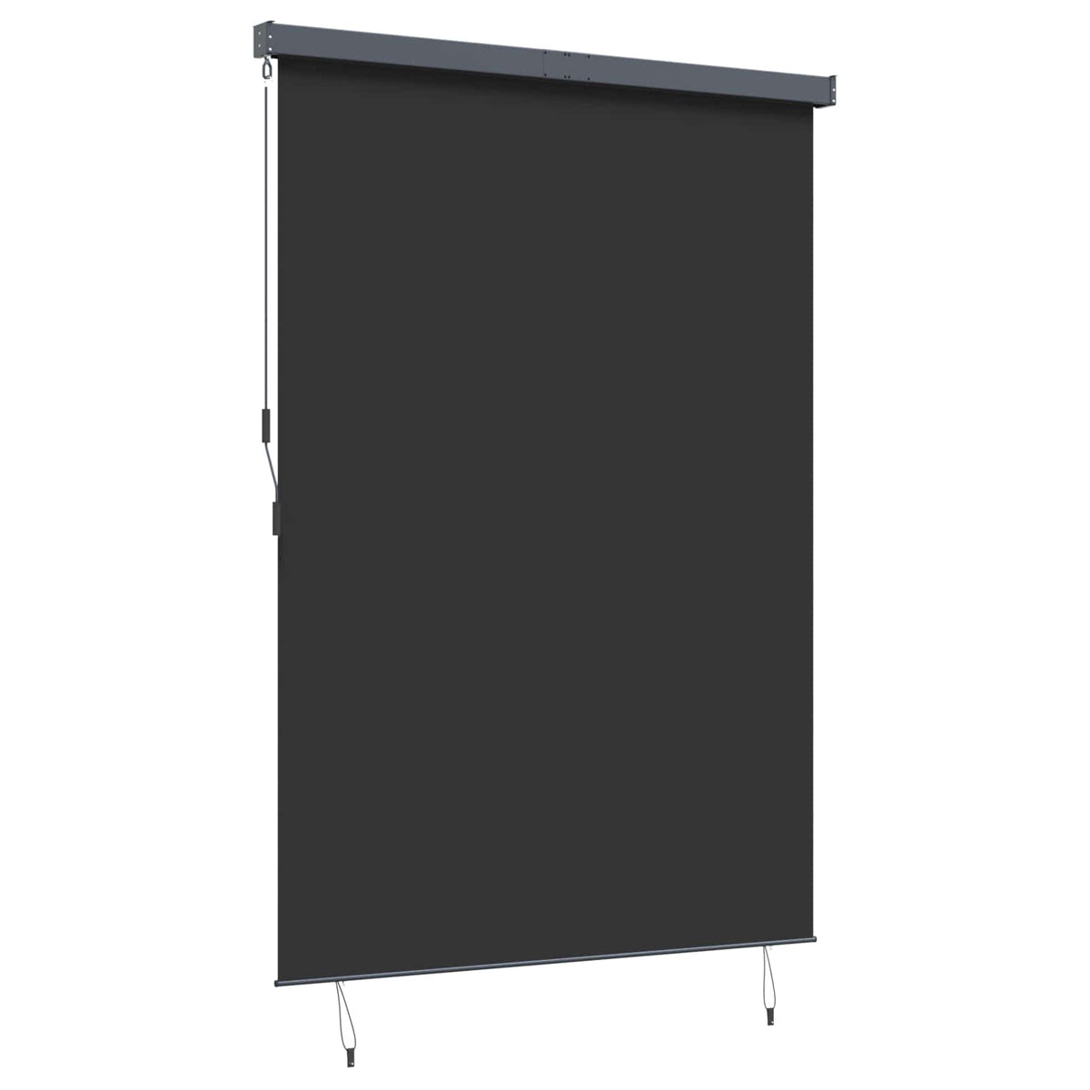 vidaXL Roller Blind Anthracite 180 x 250 cm Fabric and Aluminum