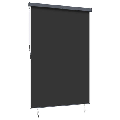 vidaXL Roller Blind Anthracite 180 x 250 cm Fabric and Aluminum