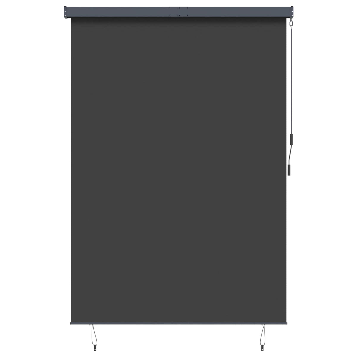 vidaXL Roller Blind Anthracite 180 x 250 cm Fabric and Aluminum