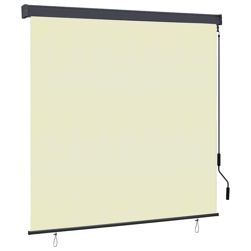 vidaXL Roller Blind Cream 180 x 250 cm Fabric and Aluminum