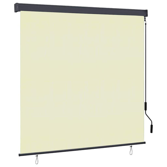 vidaXL Roller Blind Cream 180 x 250 cm Fabric and Aluminum