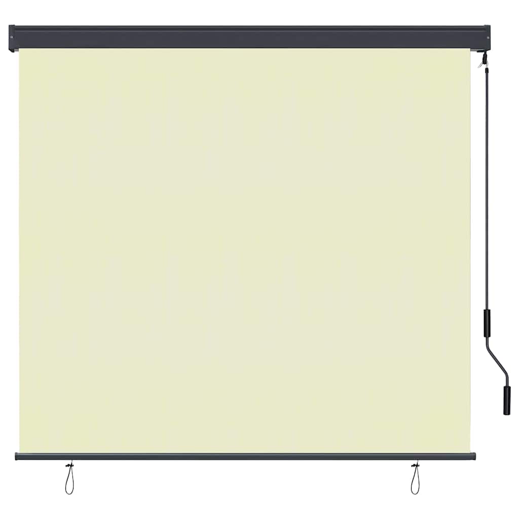 vidaXL Roller Blind Cream 180 x 250 cm Fabric and Aluminum