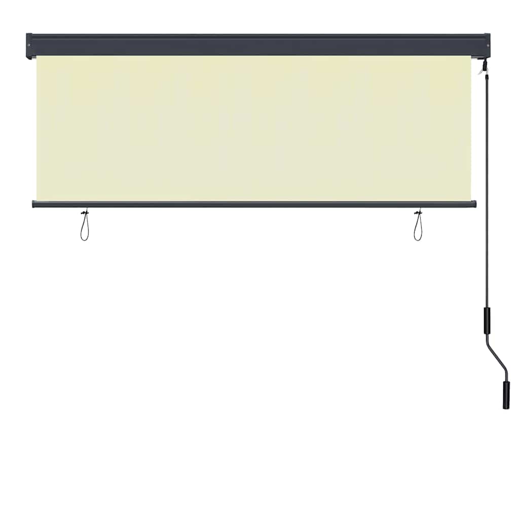 vidaXL Roller Blind Cream 180 x 250 cm Fabric and Aluminum