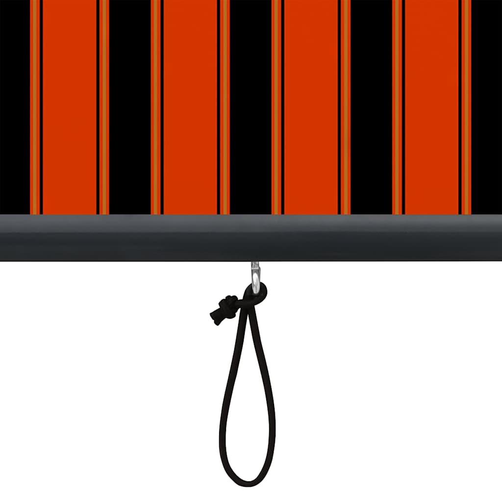 vidaXL Roller Blind Orange and Brown 180 x 250 cm Fabric and Aluminum