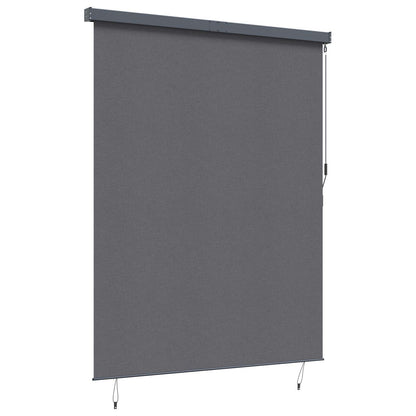 vidaXL Roller Blind Anthracite 220 x 250 cm Fabric and Aluminum