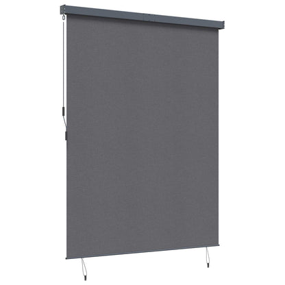 vidaXL Roller Blind Anthracite 220 x 250 cm Fabric and Aluminum