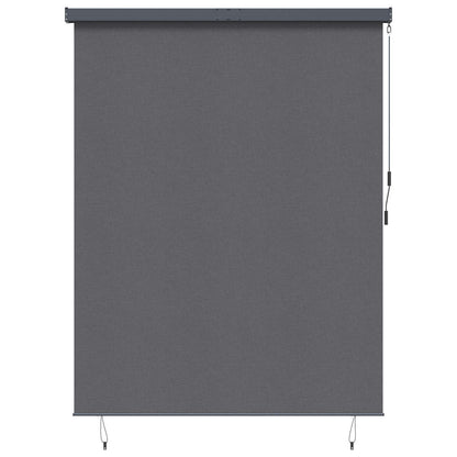 vidaXL Roller Blind Anthracite 220 x 250 cm Fabric and Aluminum