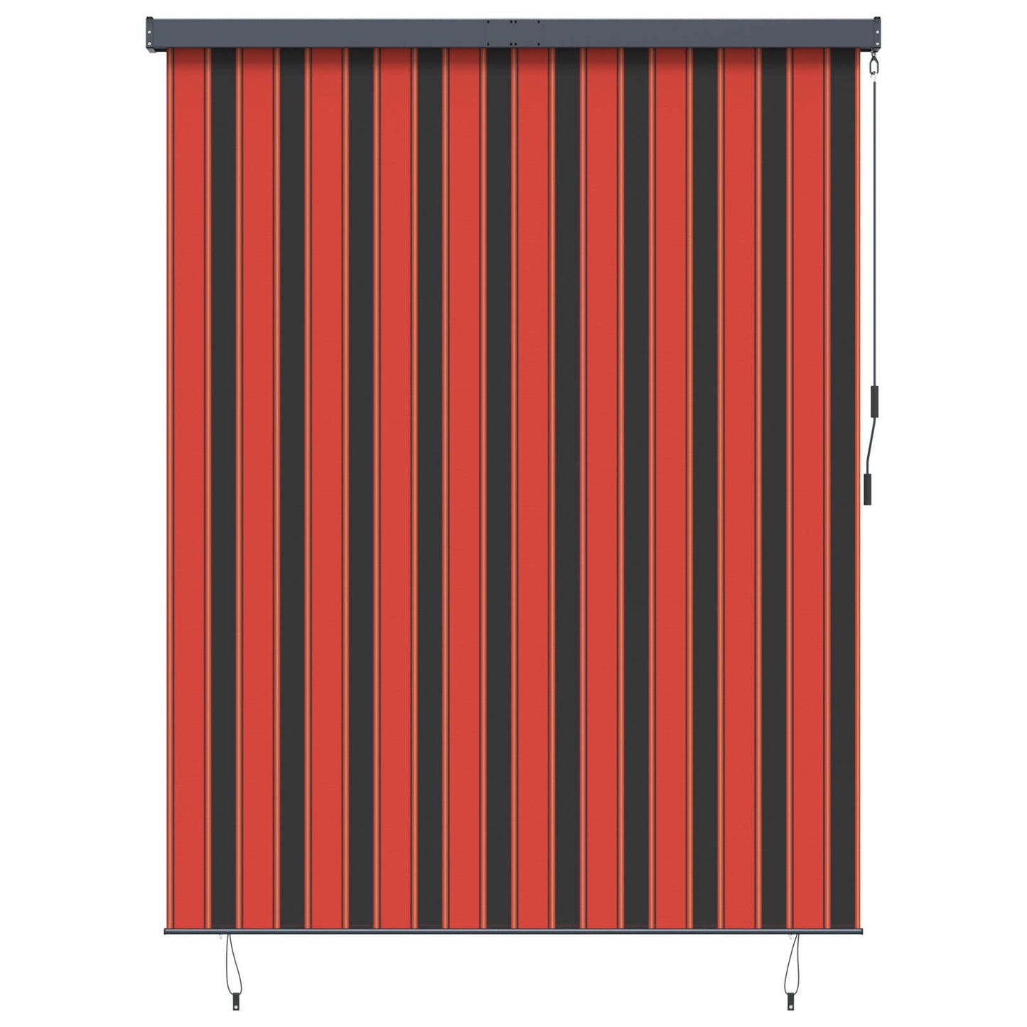 vidaXL Roller Blind Orange and Brown 200 x 250 cm Fabric and Aluminum