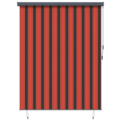vidaXL Roller Blind Orange and Brown 200 x 250 cm Fabric and Aluminum