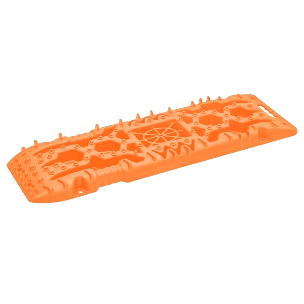 vidaXL Traction Boards 2 pcs Orange 107x31x7 cm Nylon