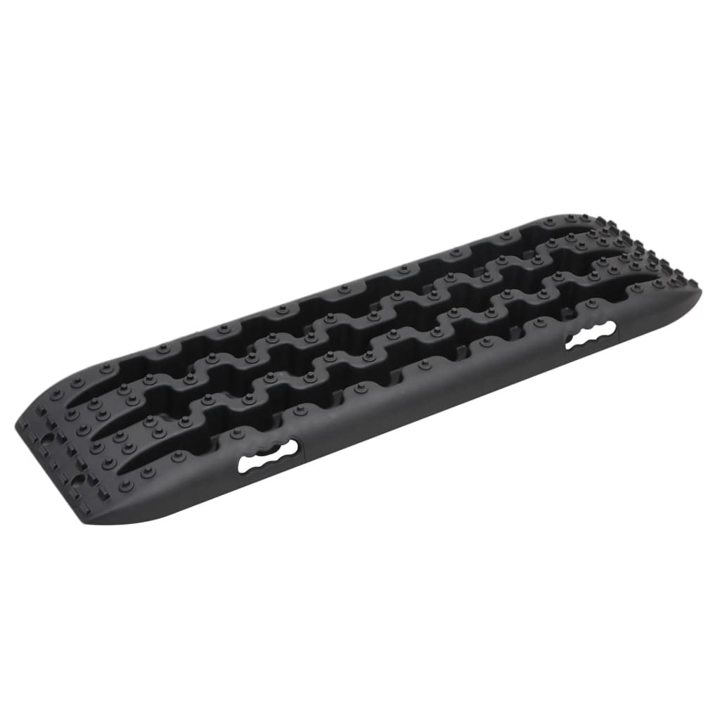vidaXL Traction Boards 2 pcs Black 106x30,5x7 cm Nylon
