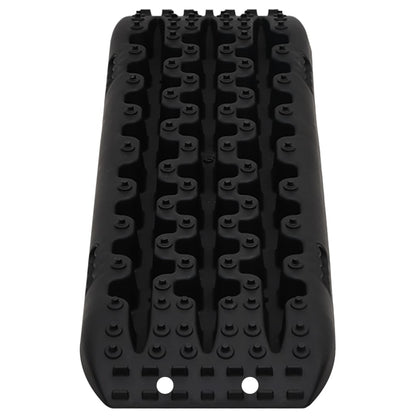 vidaXL Traction Boards 2 pcs Black 106x30,5x7 cm Nylon
