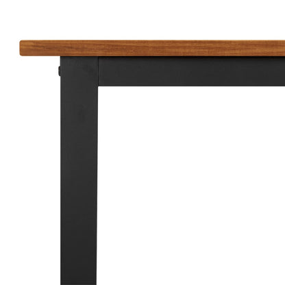 vidaXL Garden Table with U-shaped Legs 160x80x75 cm Solid Wood Acacia