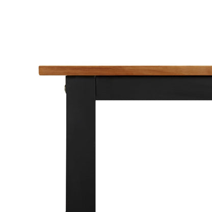 vidaXL Garden Table with U-shaped Legs 180x90x75 cm Solid Wood Acacia