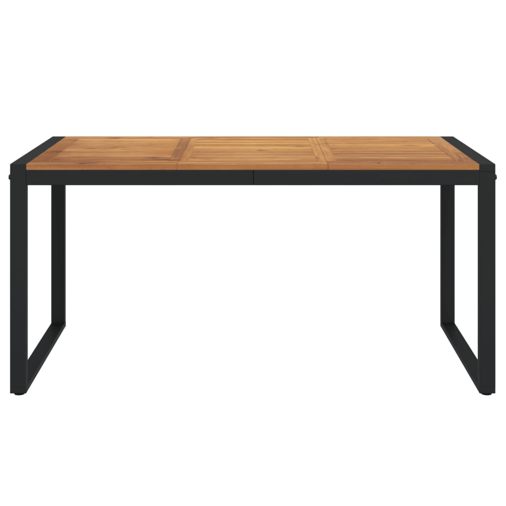 vidaXL Garden Table | Brown | Solid acacia wood | Medium | Durable