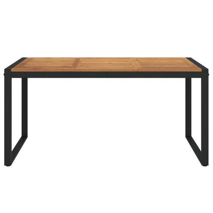 vidaXL Garden Table | Brown | Solid acacia wood | Medium | Durable