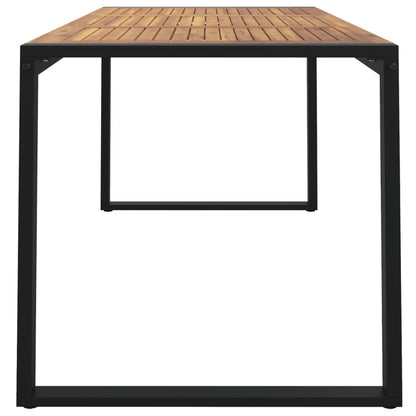 vidaXL Garden Table | Brown | Solid acacia wood | Medium | Durable