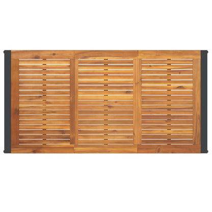 vidaXL Garden Table | Brown | Solid acacia wood | Medium | Durable