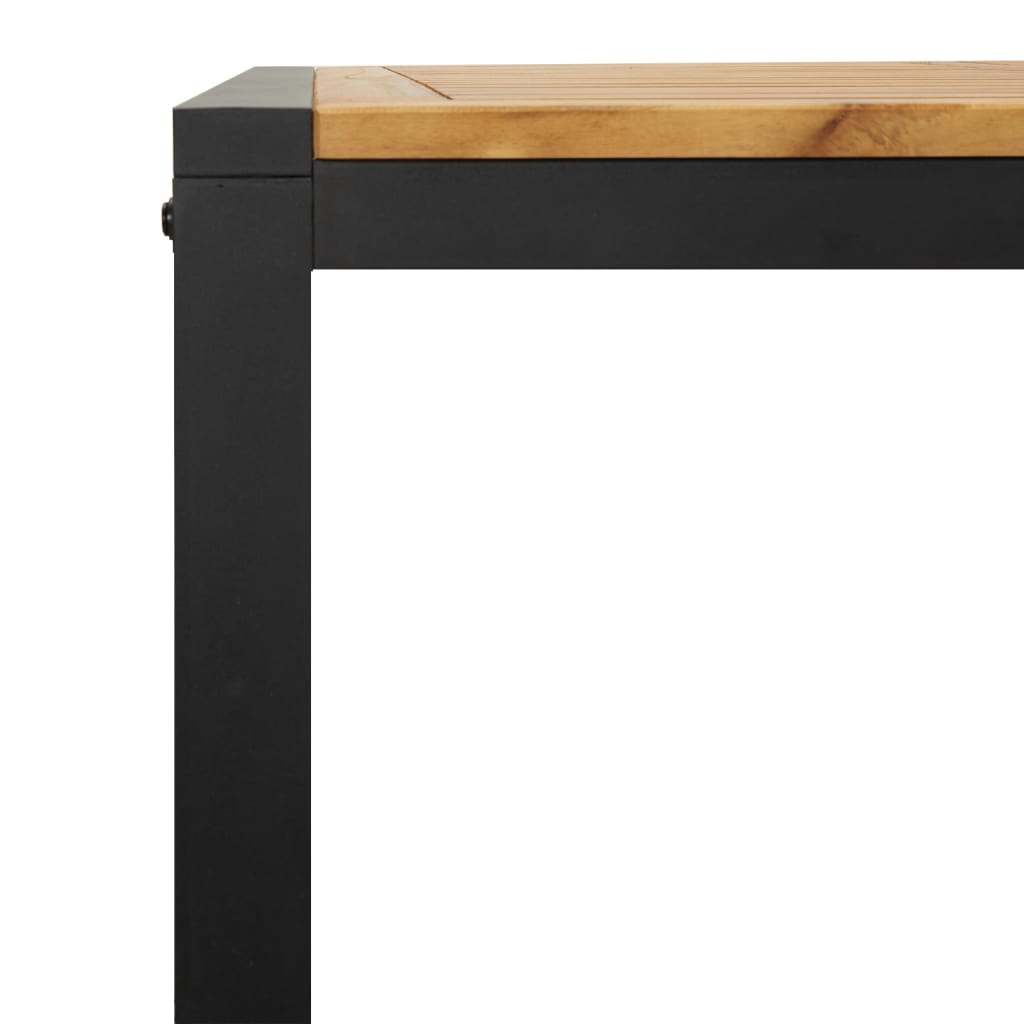 vidaXL Garden Table | Brown | Solid acacia wood | Medium | Durable