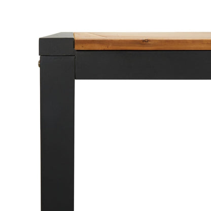 vidaXL Garden Table with U-shaped Legs 200x90x75 cm Solid Wood Acacia