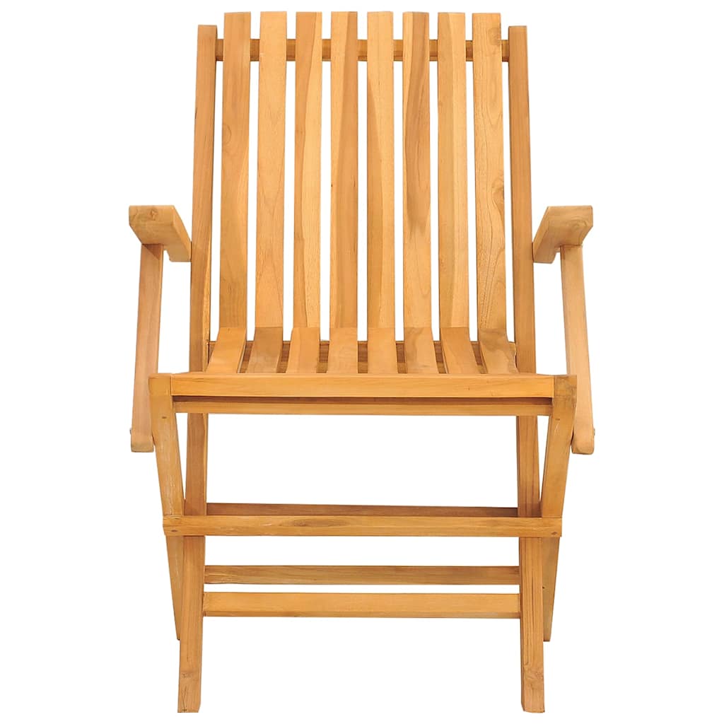 vidaXL Folding Garden Chair | Set of 2 | Teak | Solid teak wood | Standard