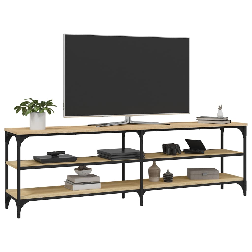 vidaXL TV Cabinet Sonoma Oak 160x30x50 cm Engineered Wood