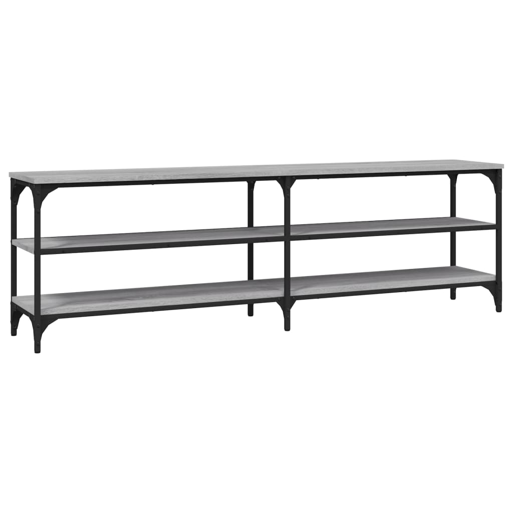 vidaXL TV Cabinet Grey Sonoma 160x30x50 cm Engineered Wood