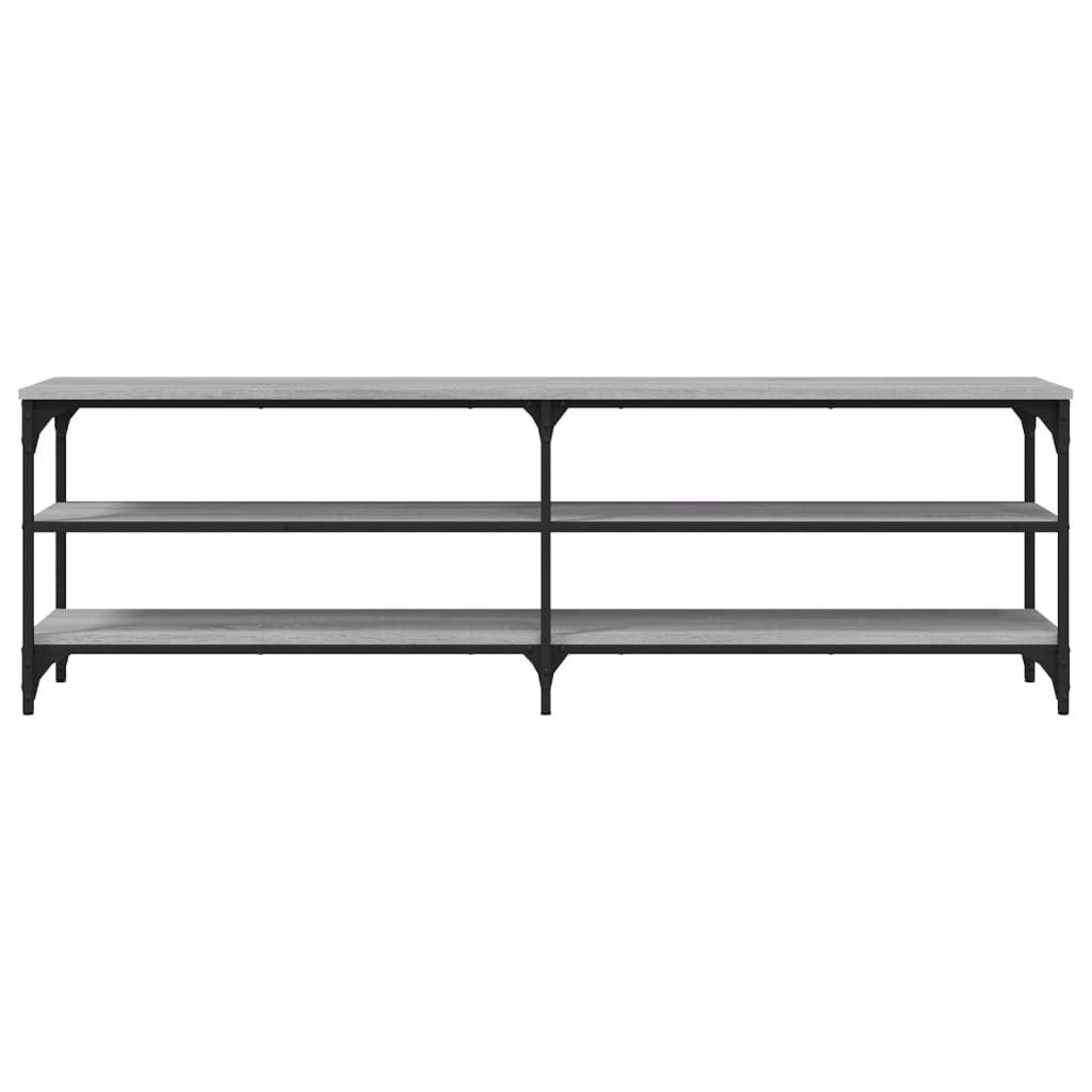 vidaXL TV Cabinet Grey Sonoma 160x30x50 cm Engineered Wood