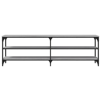 vidaXL TV Cabinet Grey Sonoma 160x30x50 cm Engineered Wood