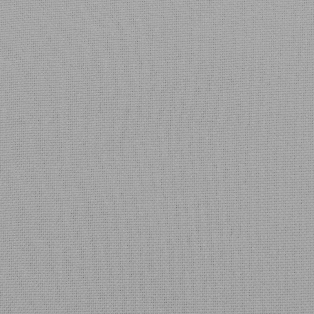 vidaXL Footstool Light Grey 51x41x40 cm Fabric
