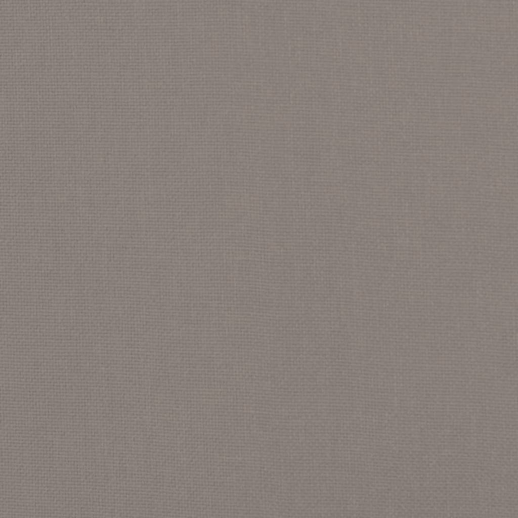 vidaXL Footstool Taupe 51x41x40 cm Fabric