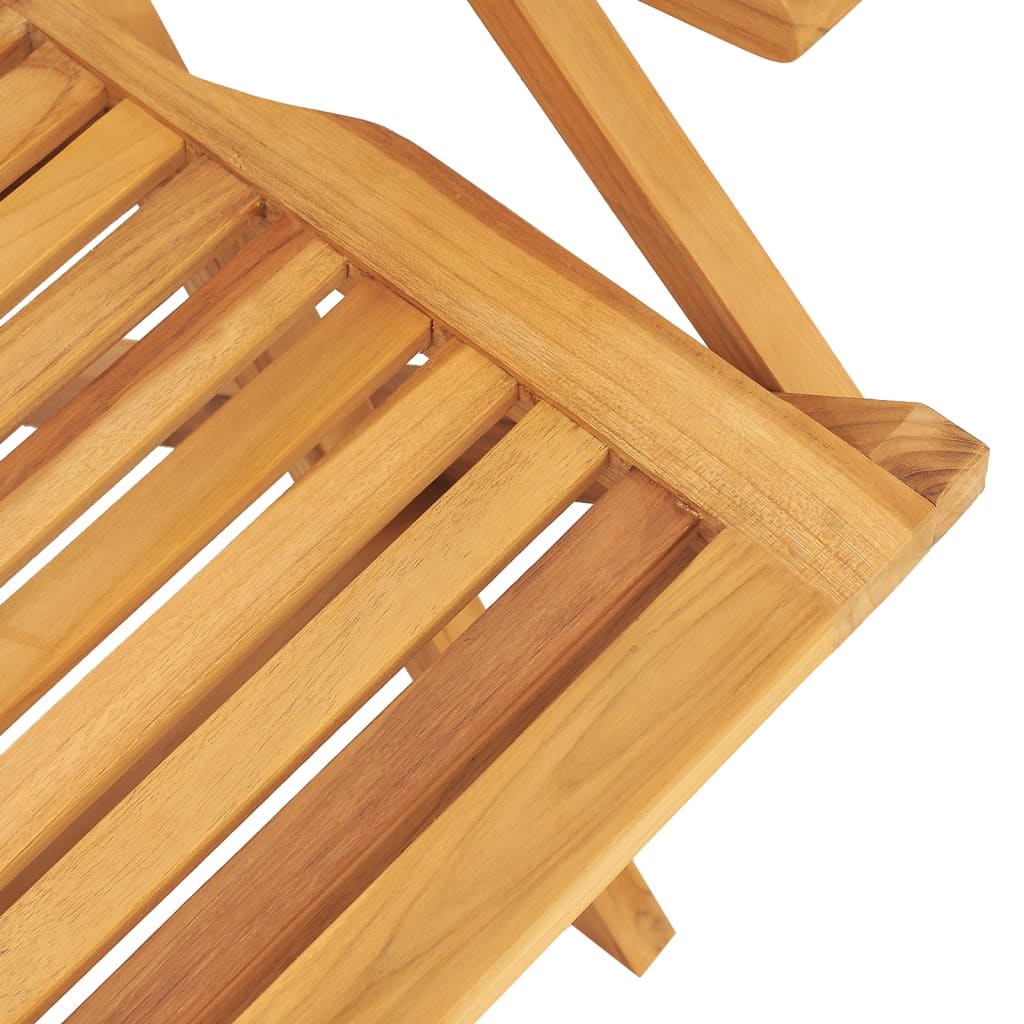 vidaXL 7 Piece Garden Dining Set Solid Wood Teak