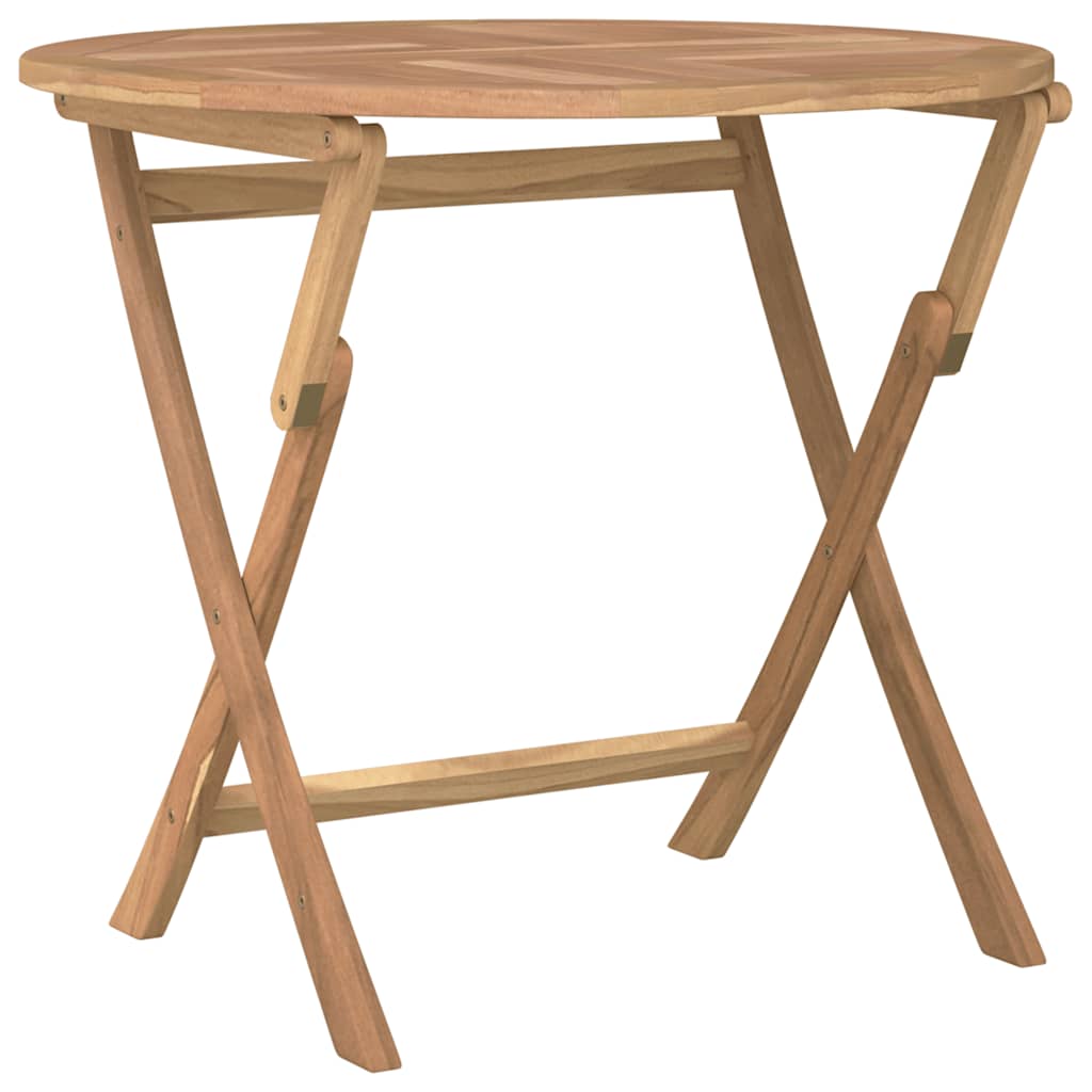vidaXL 5 Piece Garden Dining Set Solid Wood Teak