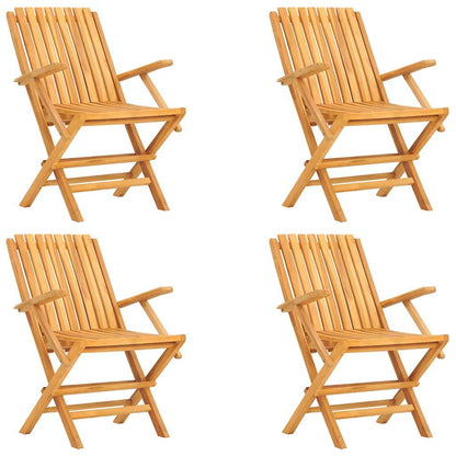 vidaXL Garden Dining Set | Natural wooden colour | Solid teak wood | Medium