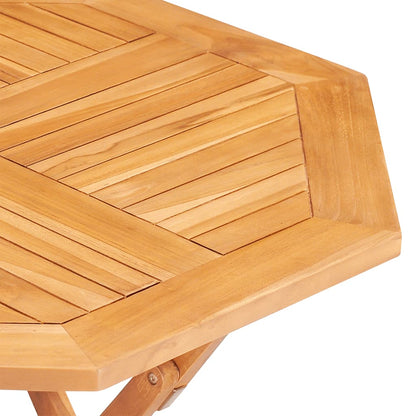 vidaXL Garden Dining Set | Natural Teak | Solid Teak Wood | 5 Piece Set