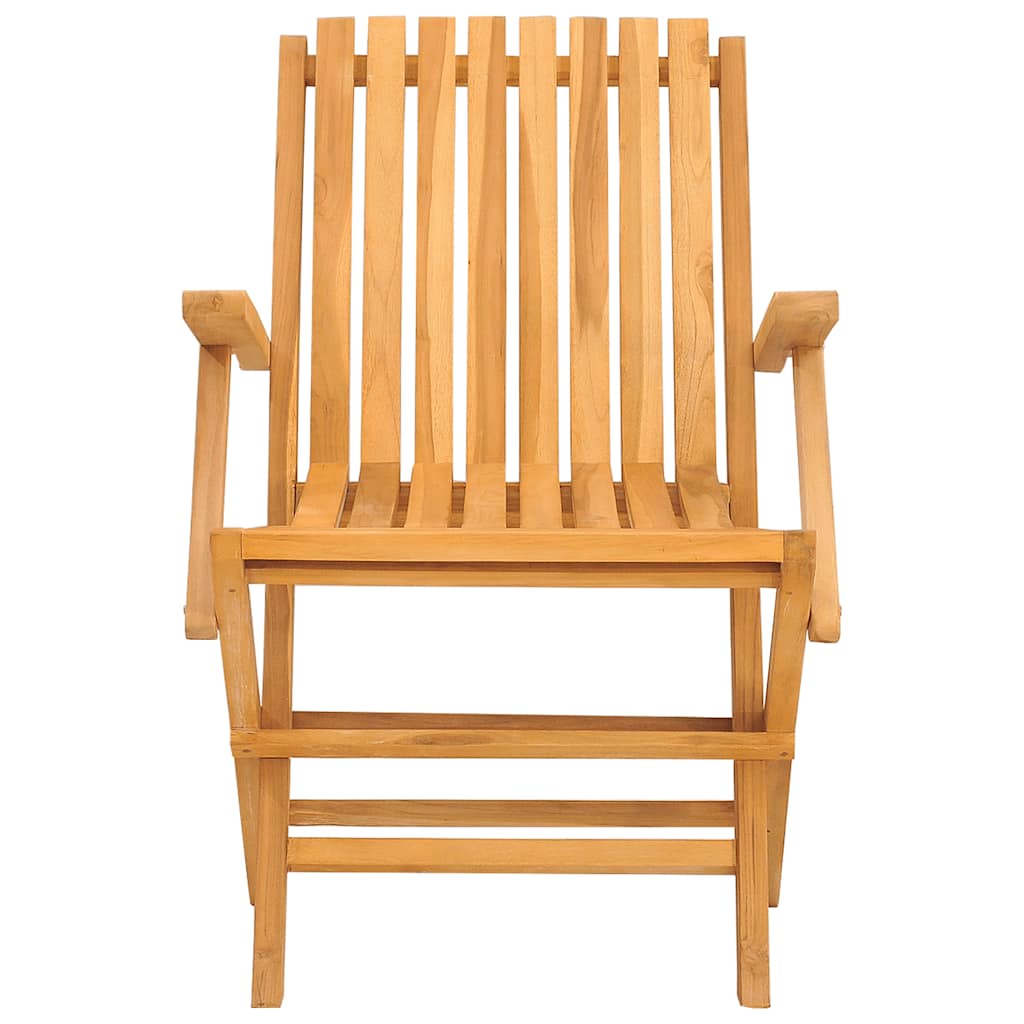 vidaXL Folding Garden Chair | Set of 8 | Teak | Solid teak wood | Standard